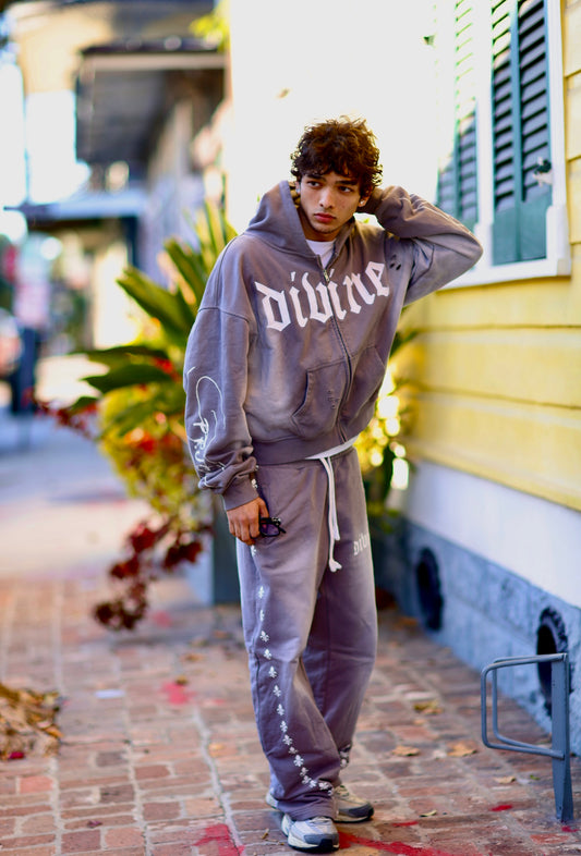 Divine Zip Up - GREY